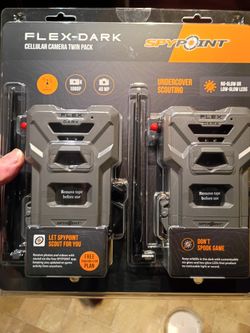 New Spypoint Flex-Dark Cellular Camera Twin Pack