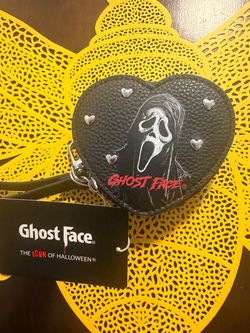 Ghost face coin purse