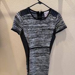 Romeo & Juliet Black and White Dress