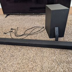Samsung sound bar with subwoofer