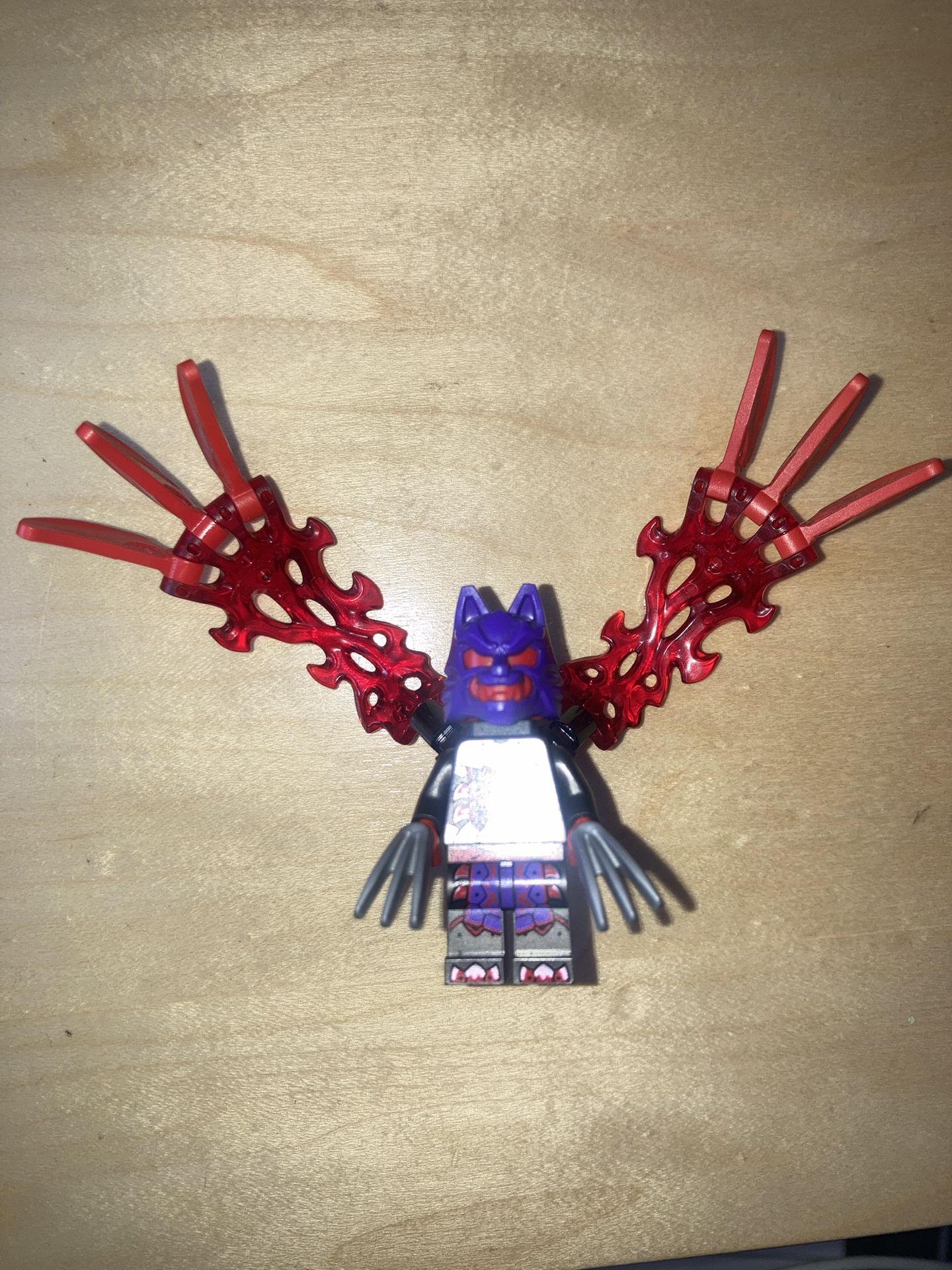 Lego Ninjago Wolf Mask Warrior With Red Claws