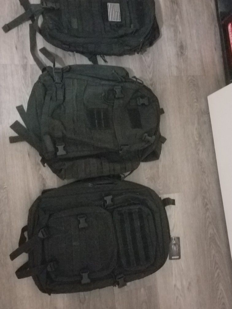 3 Of Tactical  Backpack 