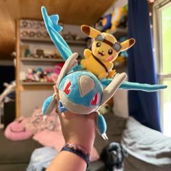 Pikachu Riding Latios Plush Doll Pokemon Stuffed Toy Creative