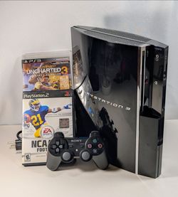 Rare Backwards Compatible Sony PlayStation 3 Console (CECHA01) Bundle