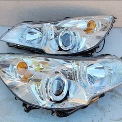 10-14 Subaru Outback 10-14 Subaru Legacy Projector Headlights Luces Focos Micas Faros Faroles Headlamps 
