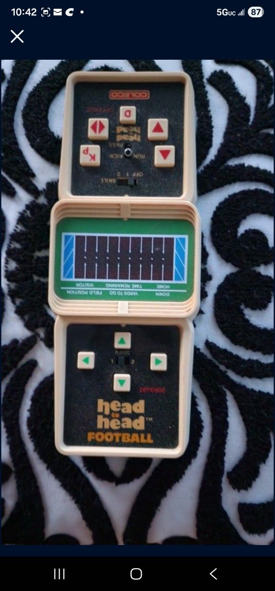 1979 Coleco Head To Head Football- Excellent