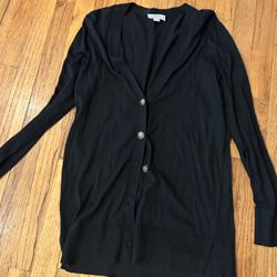 Black Loft cardigan size small 