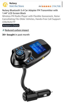 Nulaxy Bluetooth 5.4 Car FM Transmitter