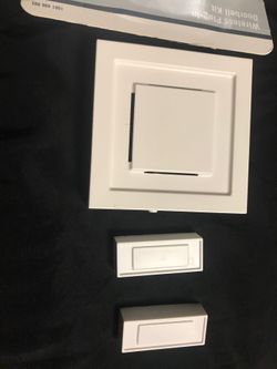 Wireless doorbell plug 🔌 in double 2 buttons