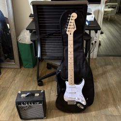 Squier Stratocaster With Amp