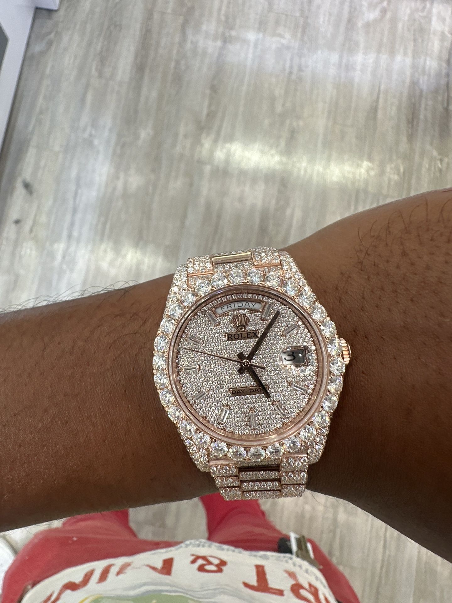 Bustdown R0lEx Watch