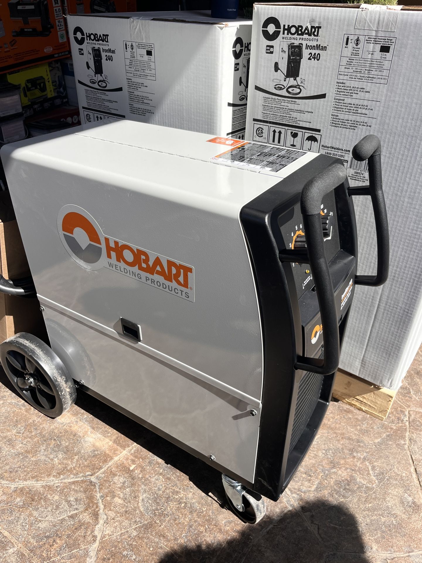 Hobart IronMan 240 MIG Welder Flux Core Welder Soldadura