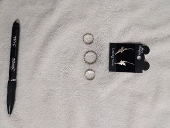 ring, toe rings, earrings 