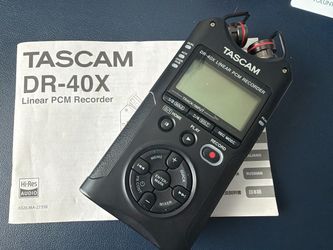 Tascam DR-40X Linear PCM Recorder with 16GB SD Card