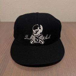 VINTAGE NIKE SB DUNK STOCK SKULL FITTED HAT 7 1/2 RARE SKATEBOARD HAT