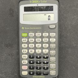 TI - 30Xa Solar School Calculator 
