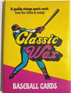 Trading for a unopened baseball card pack