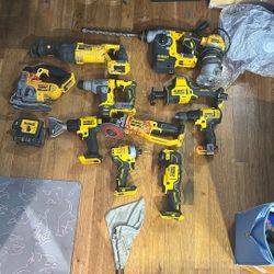 Slightly Used Dewalt Cordless Tools