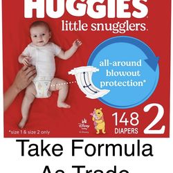 Huggies size 2 little snugglers diapers pañales