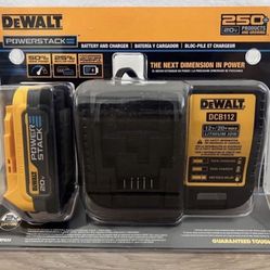 Dewalt Powerstack Battery & Charger