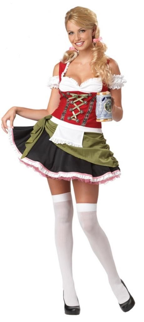 Sexy Babarian Bar Maid Octoberfest Costume Size Large