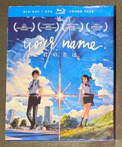 Funimation Your Name. Blu-ray+DVD, Makoto Shinkai, Subtitled, PG 107min