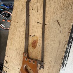 Vintage Henry Disston And Sons Butcher Saw