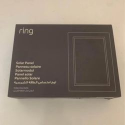 Ring solar panel 2nd generation (black) 