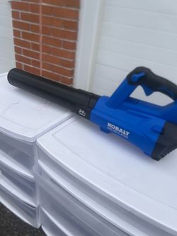 Kobalt 24V BRUSHLESS leaf blower KHB-4124B-03 Tool Only Excellent Condition. Used in good condition with some cosmetic minor blemishes. These blemishe