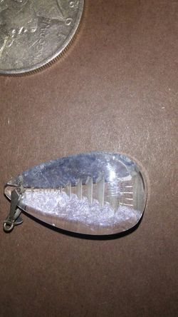 Glass charm for neckless