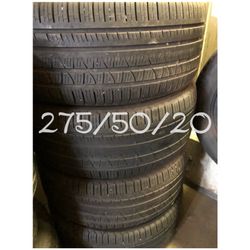 Used tires for sale 275/50/20 $220 all four free installation and balancing