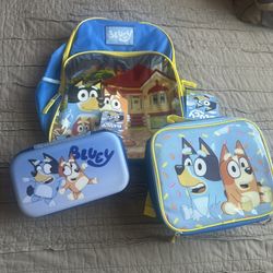 Bluey Backpack Set 