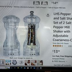 New Pepper And Salt Shaker