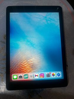 Apple iPad Air 1st Generation (2013), 16GB, Wi-Fi Only, Space Gray.  Specifications:  * Model: A1474 * Model Number: MD785LL/A * Storage: 16GB * Displ