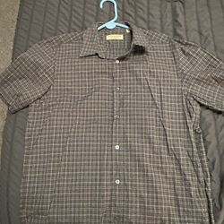 Burberry Button Up Size Large (AUTHENTIC)