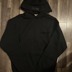 Black Essential Hoodie