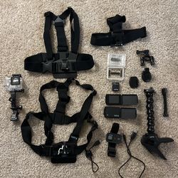 GoPro Hero 3+ with Attachments