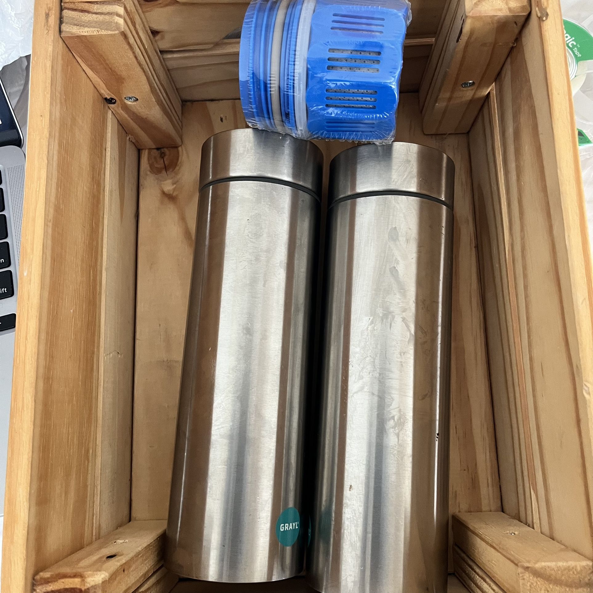 Grayl Stainless Steel Bottle With Water Filter