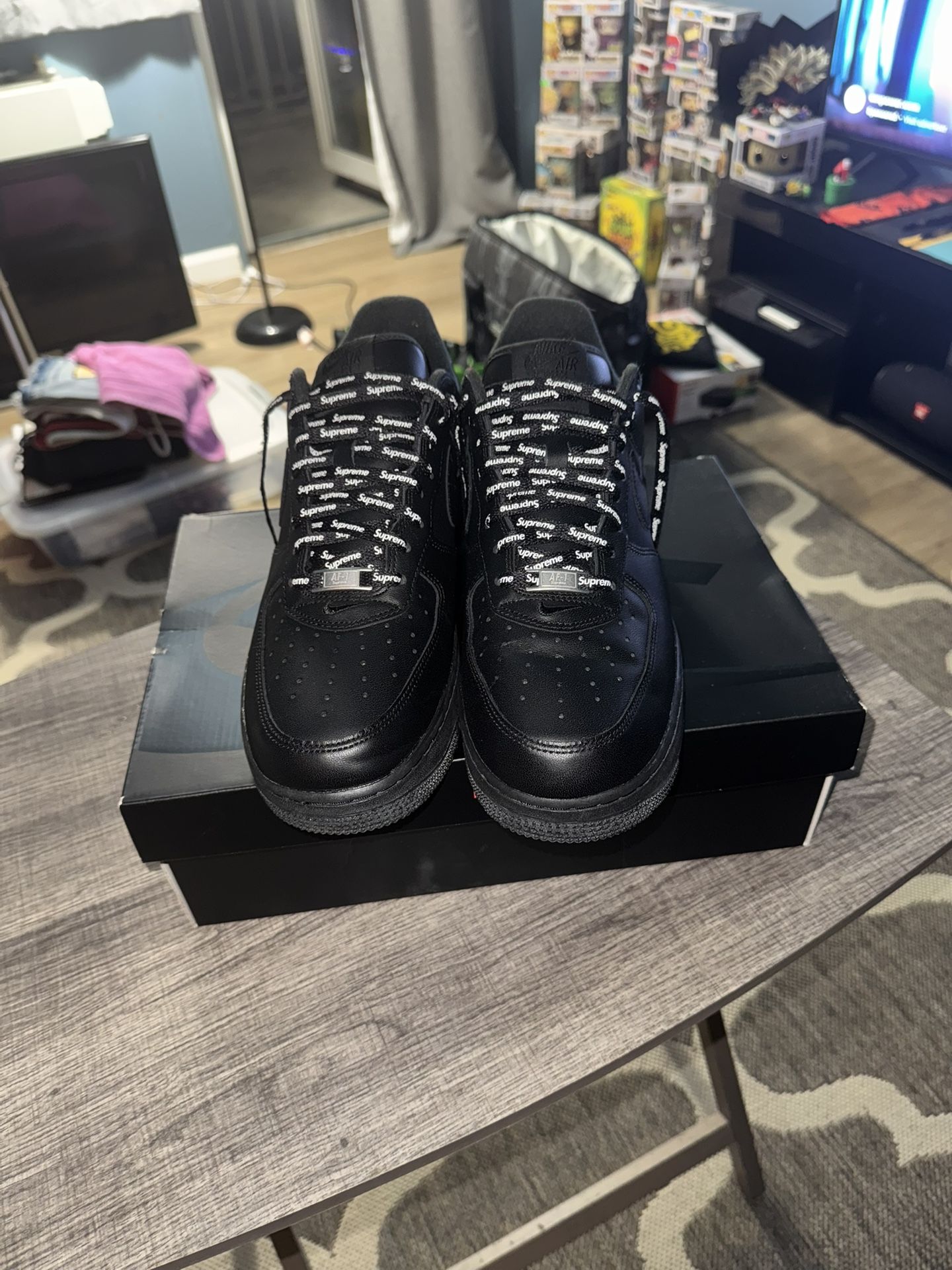 Black Supreme AirForce1