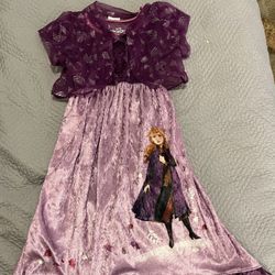 Disney Frozen 2 Piece Nightgown Size XS