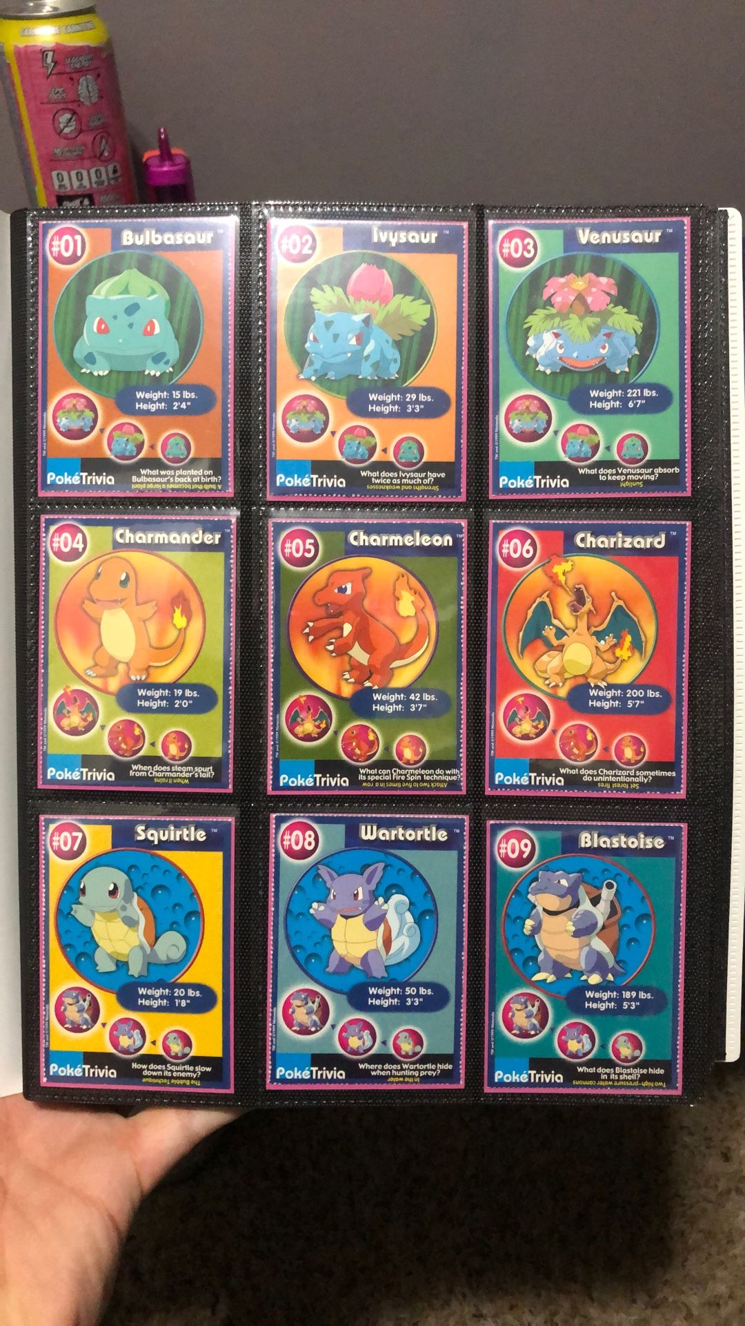 Pokémon Complete Burger King Pokémon Trivia Set - Mint Well Kept