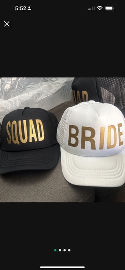 1 Bride & 12 squad Hats
