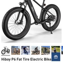 Electric Bike, HiBoy, P6 Fat Tire FAST! 1000Watt
