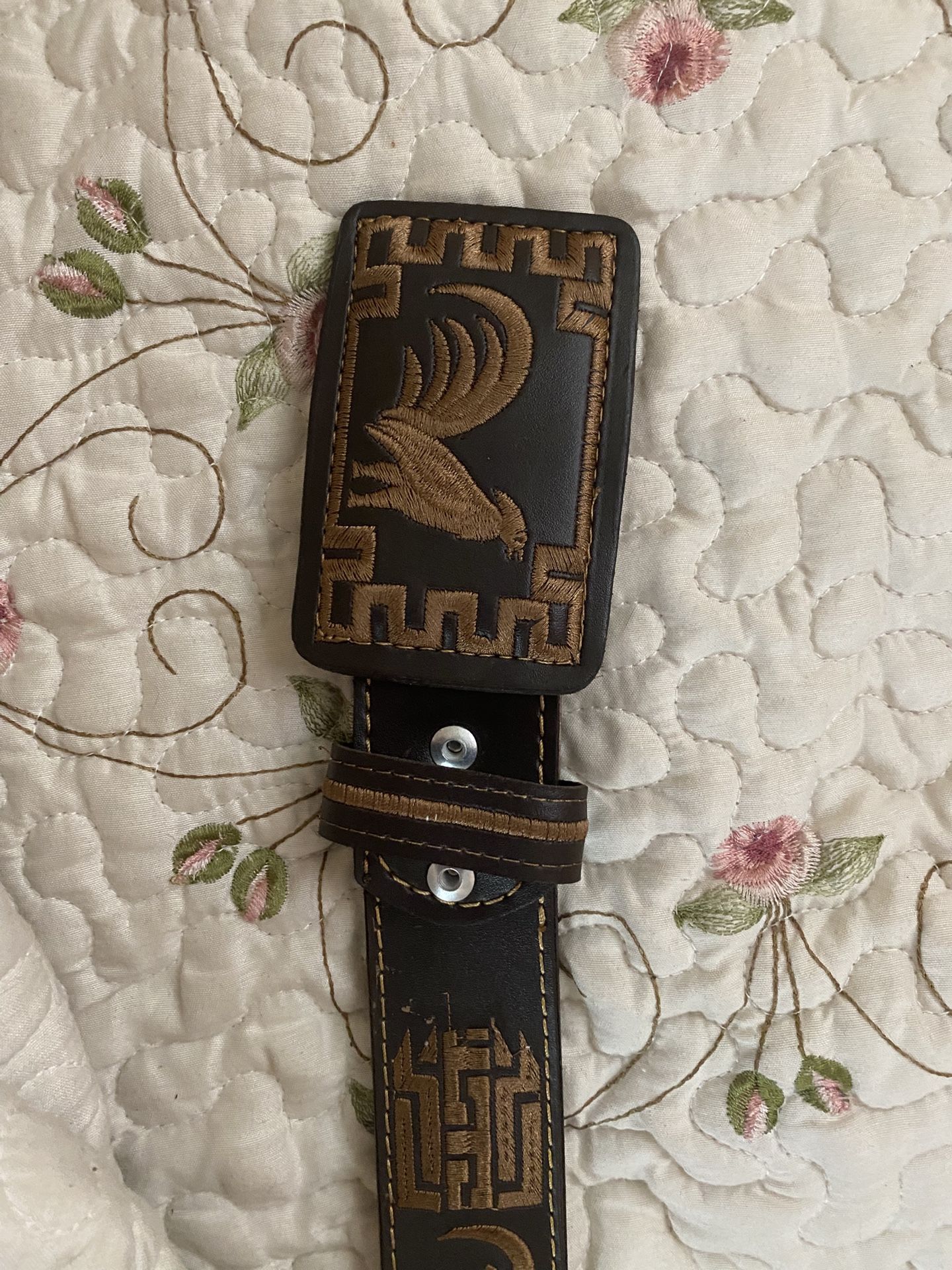 Brown Rooster Belt