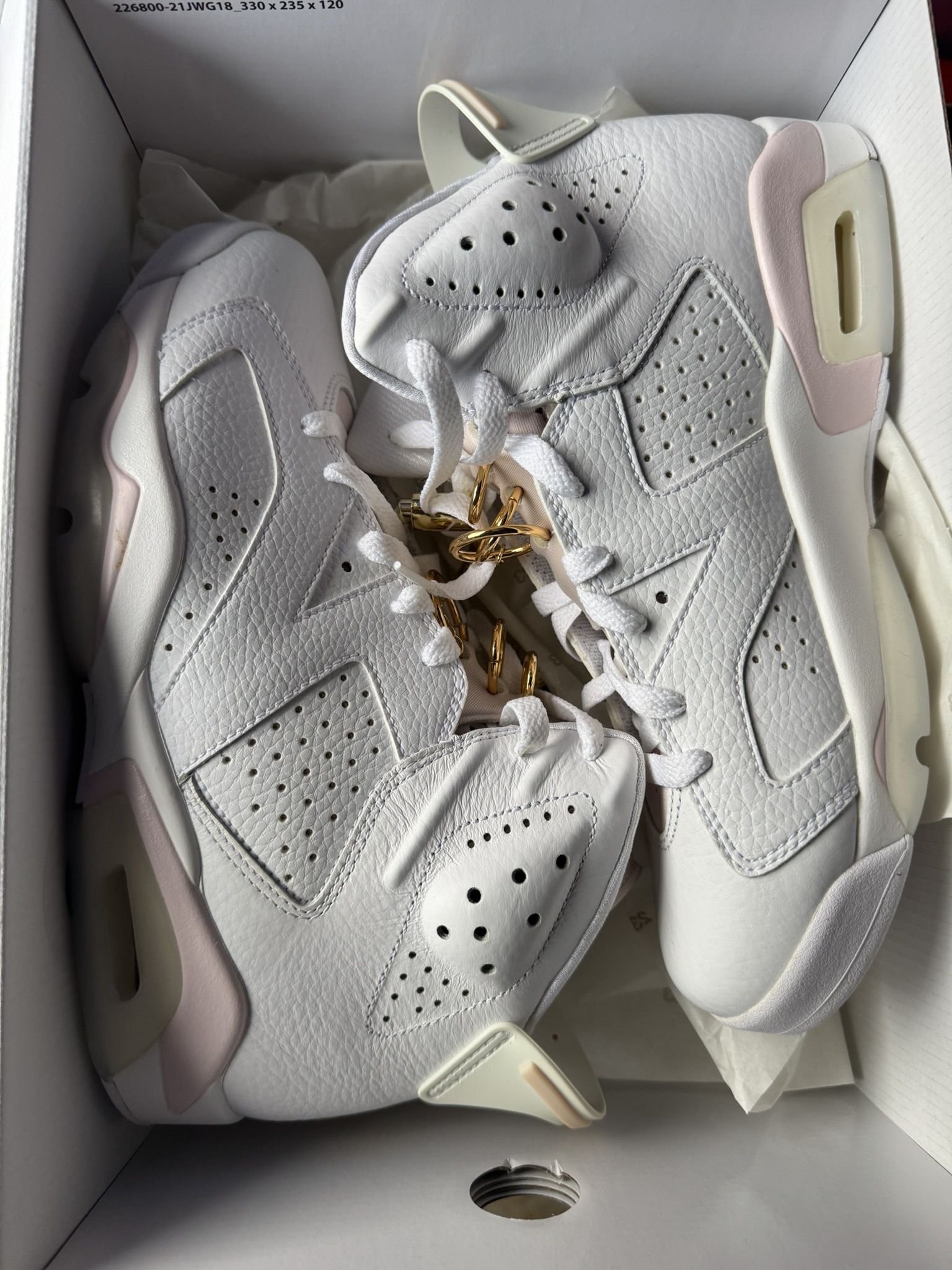 Air Jordan 6 Gold Hoops
