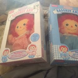 Classic Raggedy Ann And Andy Dolls From 1989 