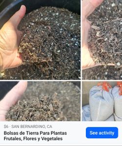 Bolsas De Tierra Para Plantas $6