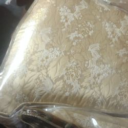 2 Antique Chairs N Plastic Still Good Condition 