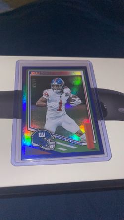 2025 Panini Score Malik Nabers Artist’s Proof 02/35 💙 Low Number Color Match RC