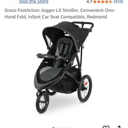 🍼 Graco FastAction Jogger LX Stroller – $99 OBO – LIKE NEW!